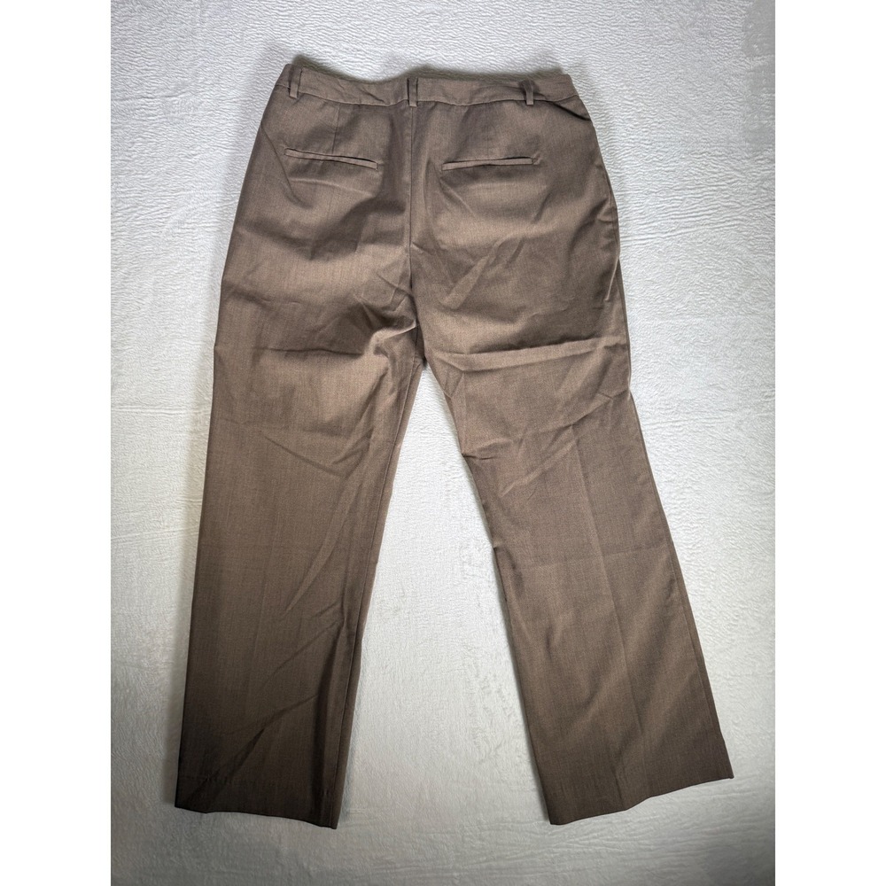 Coldwater Creek Natural Fit Brown Career Professional Pants Womens Size 14 - Picture 2 of 6